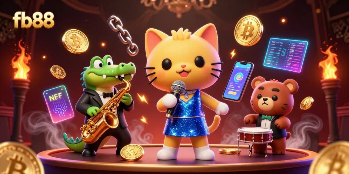 Experience exciting gaming at fb88 with vibrant characters and casino elements.